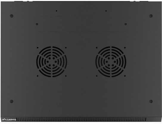 Lanberg Pakabinama spintelė 19 colių 9u 600x450 perforuotos durys (plokščia pakuotė) juoda