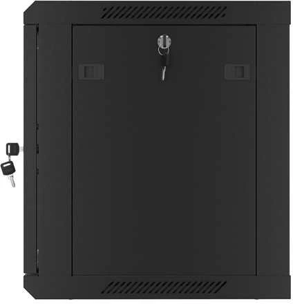 Lanberg Pakabinama spintelė 19 colių 9u 600x450 perforuotos durys (plokščia pakuotė) juoda