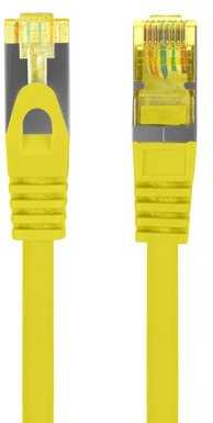 LANBERG Patchcord Cat.6A S/FTP LSZH CU 0.25m yellow