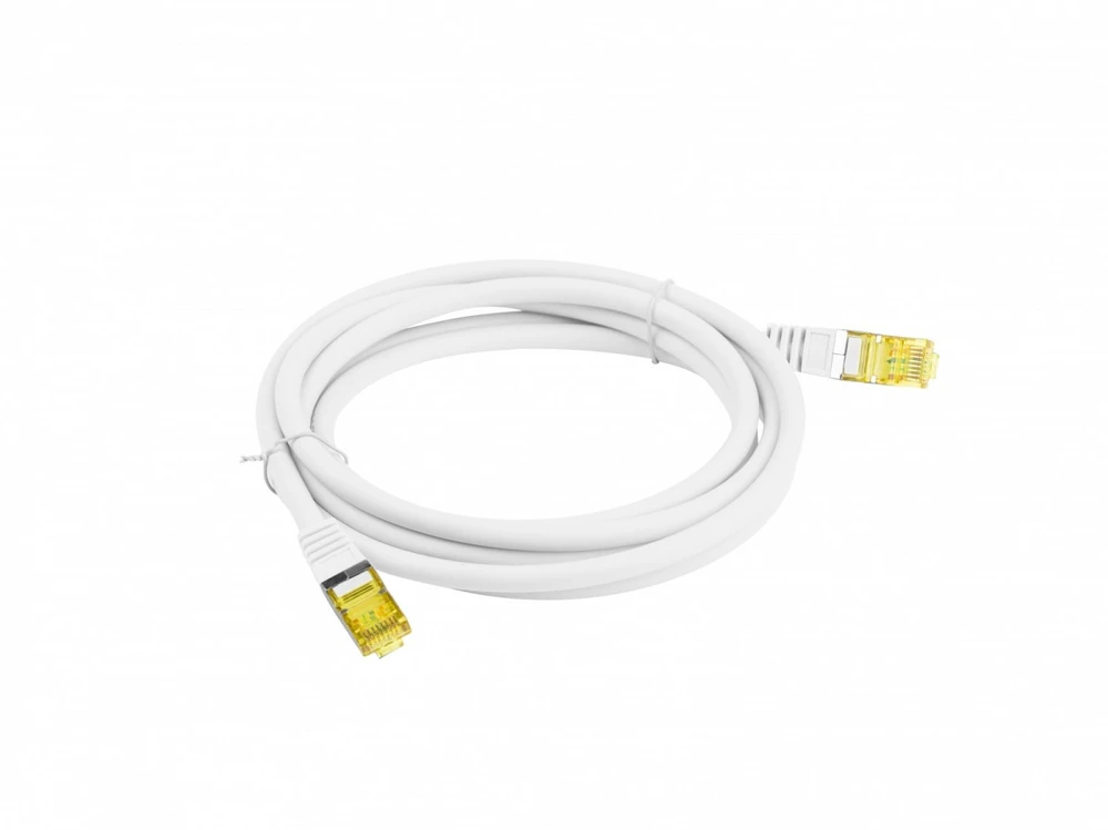 Lanberg Patchcord Lanberg S/FTP kat.6A 0,5m LSZH CU fluke passed balta