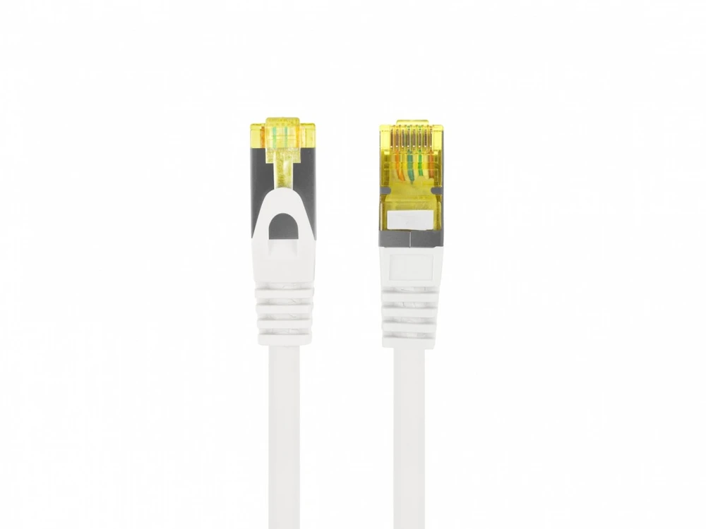 Lanberg Patchcord Lanberg S/FTP kat.6A 0,5m LSZH CU fluke passed balta