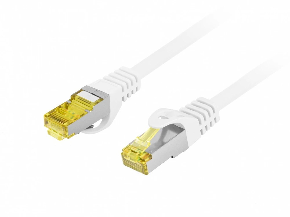 Lanberg Patchcord Lanberg S/FTP kat.6A 0,5m LSZH CU fluke passed balta