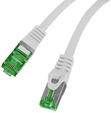 LANBERG Patchcord kat.7 S/FTP LSZH CU 1.5m pilkas Fluke praėjo