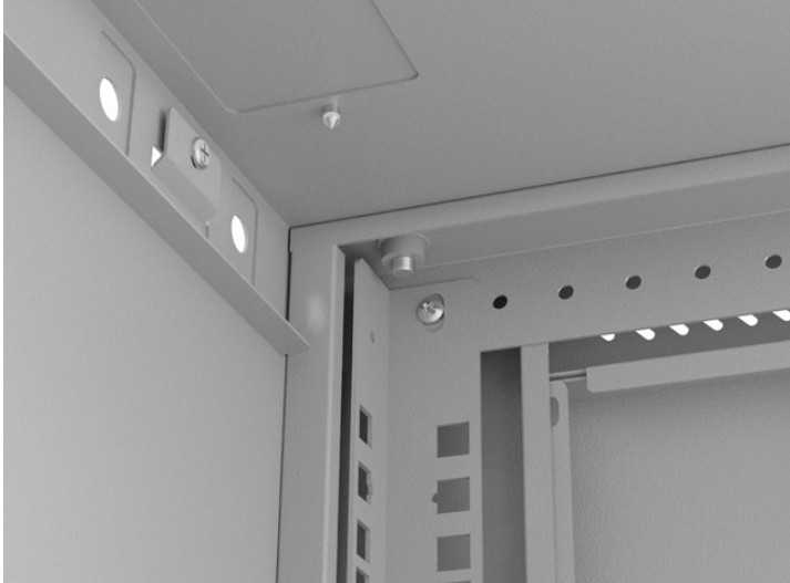 Spinta instalacyjna rack wisząca 19" 6u 540x350 pilka drzwi przeszklone lanberg (flat pack)