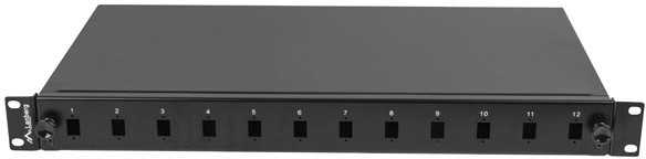 Šakotuvas Lanberg fop1-12ss-ldb panel krosowniczy 1u