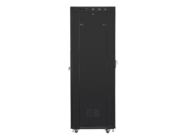LANBERG laisvai pastatomas stelažas 19 colių spintelė 42U 800x800 stiklinių durų LCD butas juodas