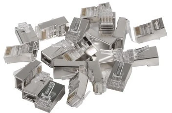 LANBERG PLS-6000EZ kištukas RJ-45 FTP CAT6 8P8C 100PCS praėjimo latakas