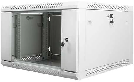 LANBERG WF01-6606-10S sieninis stovas 19 colių išmontuojamas plokščias paketas 6U/600x600mm pilka