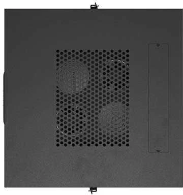 Lanberg grindų pastatoma rack spintelė 19" 24U 600x600 juoda stiklinės durys LCD V2
