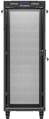 LANBERG Rack spintelė 19 laisvai stovinti 32U 600x1000 plokščia pakuotė su tinklelio durelėmis LCD juodas