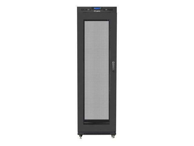 LANBERG laisvai pastatomas stelažas 19 colių spintelė 42U 600x800 tinklelio durys LCD plokščias paketas juodas