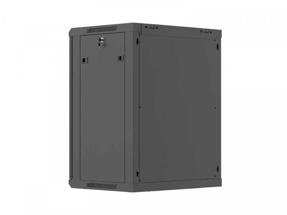 Lanberg 19" stalinė spintelė 15U 600X450 juoda perforuotomis durimis