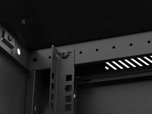 Lanberg WF01-6404-00B rack spintelė 4U prie sienos montuojama lentyna Juodas