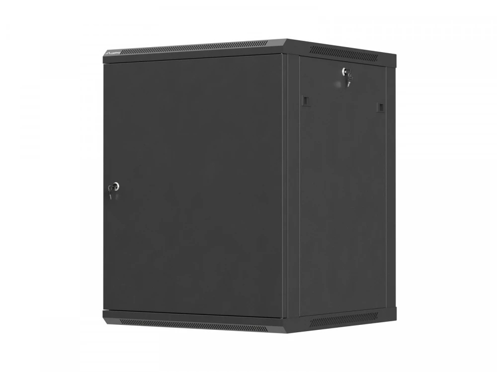 Lanberg pakabinama 19" serverinė spinta 15U 600x600 juoda metalinėmis durimis