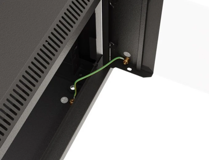 Lanberg WF03-5309-10B rack spintelė 9U Sieninis stovas Juodas