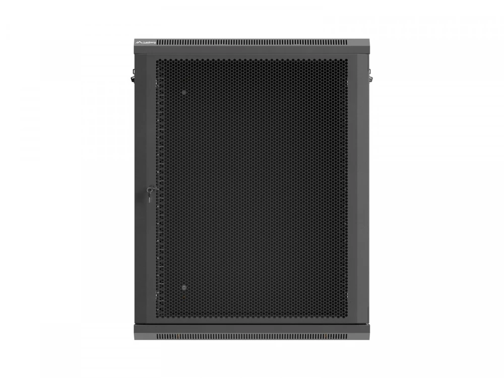 Lanberg 19" stalinė spintelė 15U 600X450 juoda perforuotomis durimis