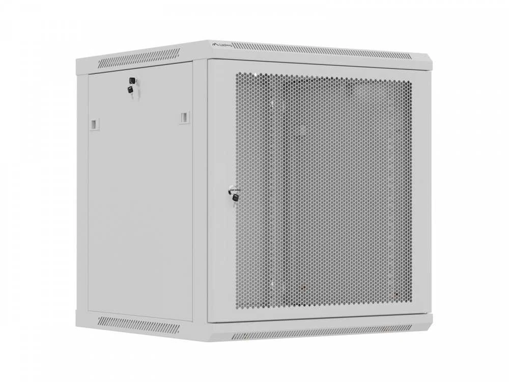 Lanberg prie sienos montuojama instaliacinė spintelė 19" 12U 600X600 | WF01-6612-23S | Pilkas