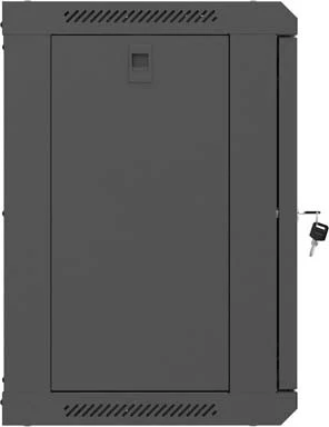 LANBERG rack cabinet 19inch wall-mount 9U/540x350 flat pack with metal door juodas
