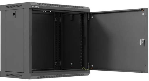 LANBERG rack cabinet 19inch wall-mount 9U/540x350 flat pack with metal door juodas