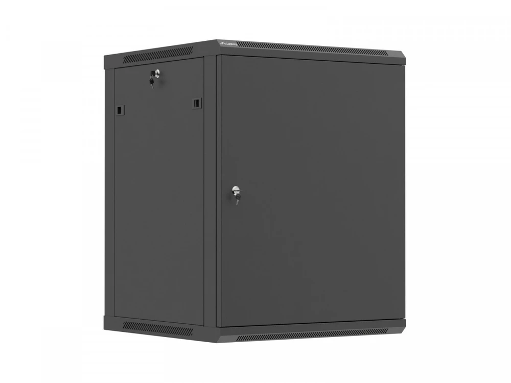 Lanberg pakabinama 19" serverinė spinta 15U 600x600 juoda metalinėmis durimis