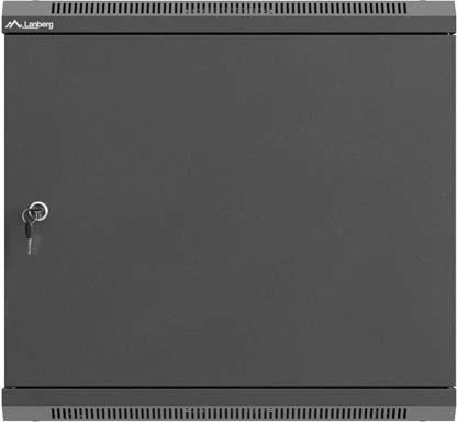 LANBERG rack cabinet 19inch wall-mount 9U/540x350 flat pack with metal door juodas