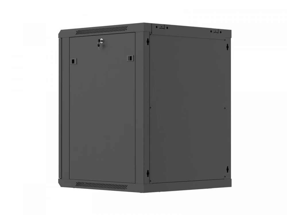 Lanberg pakabinama 19" serverinė spinta 15U 600x600 juoda metalinėmis durimis
