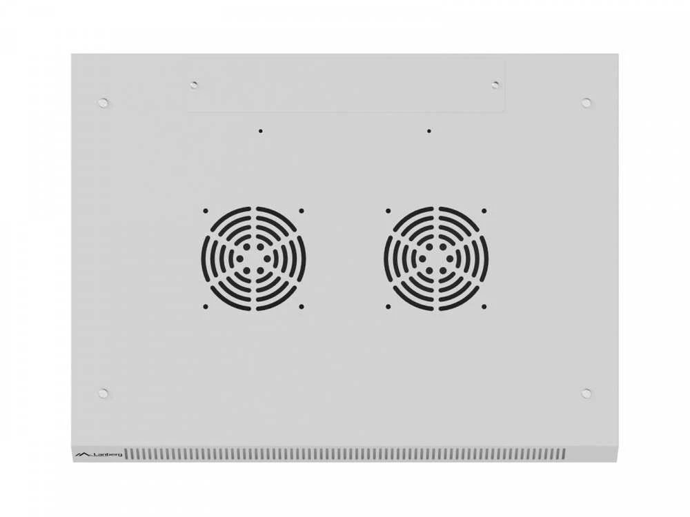 Lanberg Sieninė instaliacinė spintelė 19" 4U 600X450 | WF01-6404-00S | Pilka