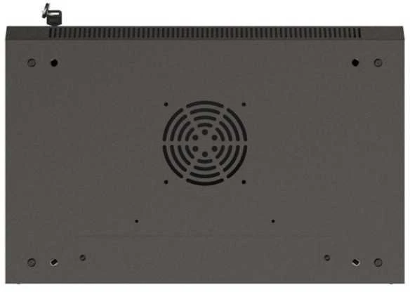 Lanberg szafa instalacyjna rack wisząca 19" 6u 540x350 juoda drzwi przeszklone (flat pack)