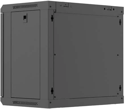 LANBERG rack cabinet 19inch wall-mount 9U/540x350 flat pack with metal door juodas