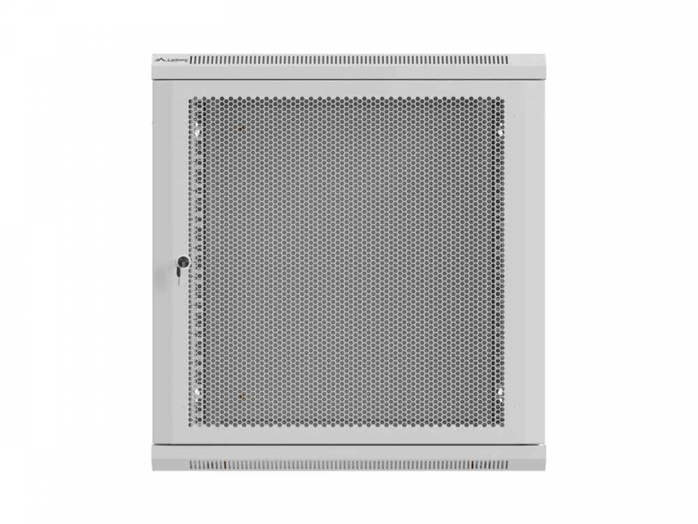 Lanberg prie sienos montuojama instaliacinė spintelė 19" 12U 600X600 | WF01-6612-23S | Pilkas