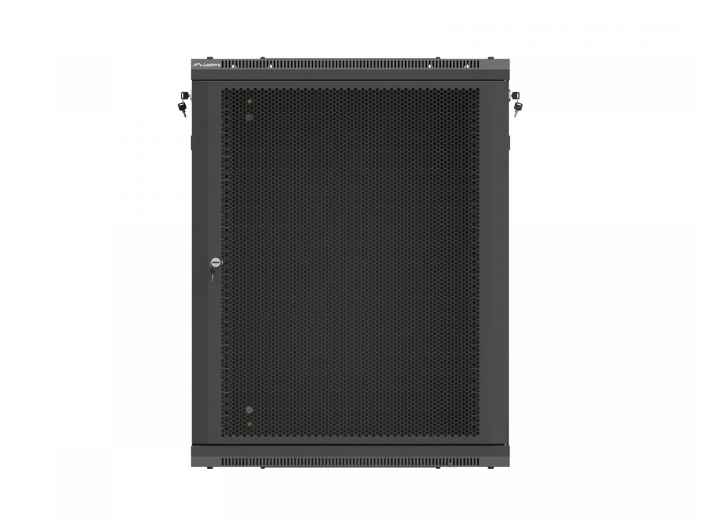Lanberg 19" 15U 600X600 juoda perforuotomis durimis pakabinama serverių spinta