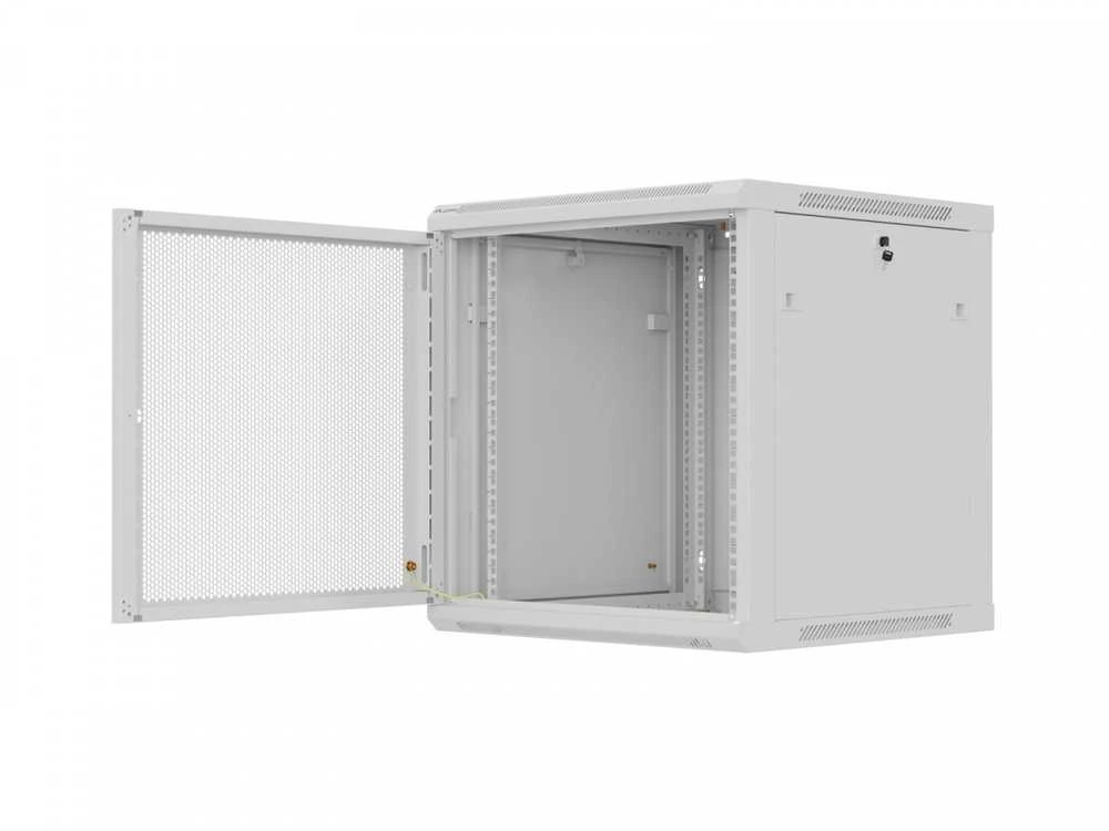 Lanberg prie sienos montuojama instaliacinė spintelė 19" 12U 600X600 | WF01-6612-23S | Pilkas
