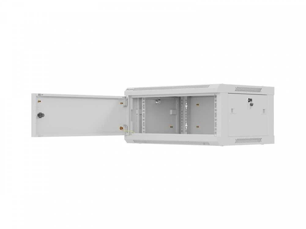 Lanberg Sieninė instaliacinė spintelė 19" 4U 600X450 | WF01-6404-00S | Pilka