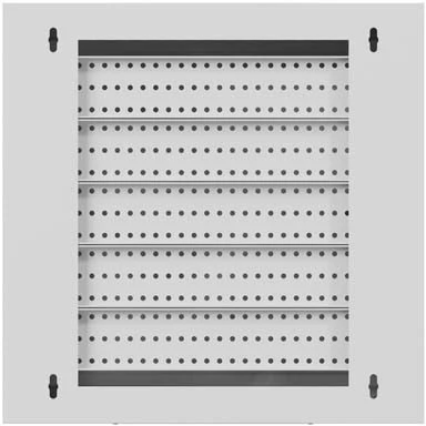 Lanberg Tinklo spintelė TPR 10'' su MESH plokšte 340x340x140 pilka (surinkta) (WAT1-3414-00S)