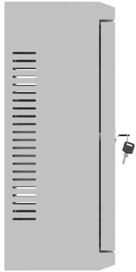 Lanberg Tinklo spintelė TPR 10'' su MESH plokšte 340x340x140 pilka (surinkta) (WAT1-3414-00S)