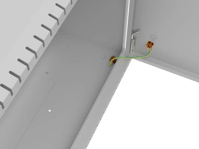 SZAFA INSTALACYJNA TPR 10" & 19" Z PŁYTĄ MESH 560X420X180 Pilka LANBERG (ZŁOŻONA)