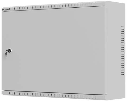 SZAFA INSTALACYJNA TPR 10" & 19" Z PŁYTĄ MESH 560X420X180 Pilka LANBERG (ZŁOŻONA)