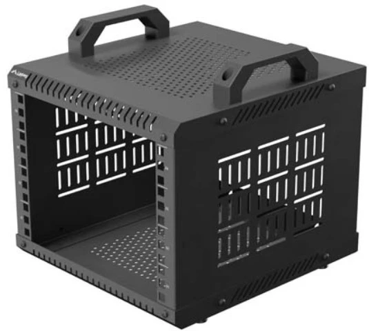 Lanberg Spinta open rack 10" 4u 280x300 juoda or10-2304-b