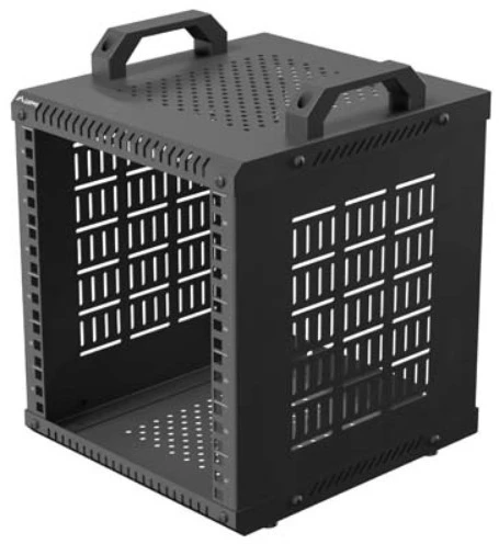 Lanberg Spinta open rack 10" 6u 280x300 juoda or10-2306-b