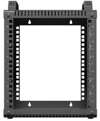 Lanberg Spinta open rack 10" 6u 280x300 juoda or10-2306-b