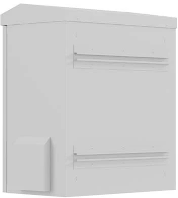 Lanberg Spinta rack wisząca 10 cali hermetyczna ip55 montaż na ścianie/słupie 420x300x500mm pilka (złożona)