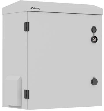 Lanberg Spinta rack wisząca 10 cali hermetyczna ip55 montaż na ścianie/słupie 420x300x500mm pilka (złożona)