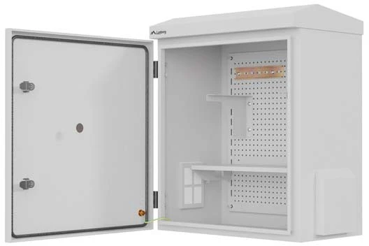 Lanberg Spinta rack wisząca 10 cali hermetyczna ip55 montaż na ścianie/słupie 420x300x500mm pilka (złożona)
