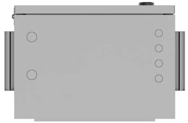 Lanberg Spinta rack wisząca 10" hermetyczna ip55 montaż na ścianie/słupie320x220x400 pilka (złożona)