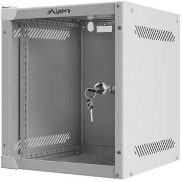 Lanberg WF10-2306-10S Rack spintelė (6u; 329 mm / 280 mm / 310 mm; montuojama ant sienos; stiklinė; 10 colių; pilka)