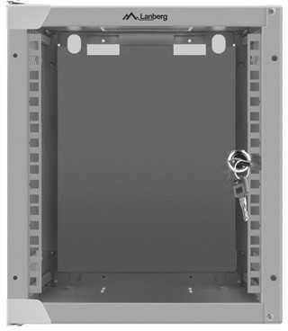 Lanberg WF10-2306-10S Rack spintelė (6u; 329 mm / 280 mm / 310 mm; montuojama ant sienos; stiklinė; 10 colių; pilka)