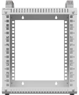 Lanberg Szafka open rack 10 cali 6u 280x300 pilka or10-2306-s