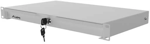 Lanberg Szuflada do szaf 19" 1u 270mm pilka 1u/483x270mm udŹwig do 30kg