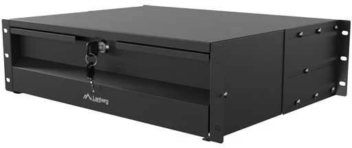 Lanberg stalčius 19" 3U 360mm juoda spintelėms