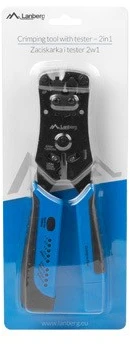 Lanberg RJ-45 ir RJ-11 kištukų užspaudimo įrankis + testeris nt-0203